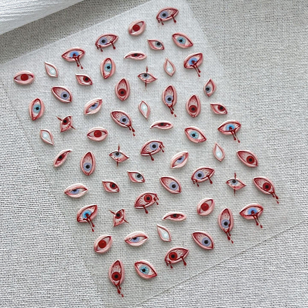 Augen-Themen-Nagelkunst Charms