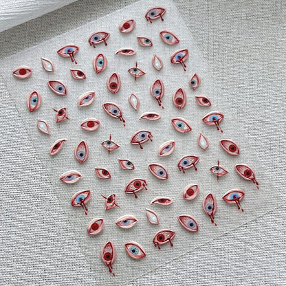Augen-Themen-Nagelkunst Charms