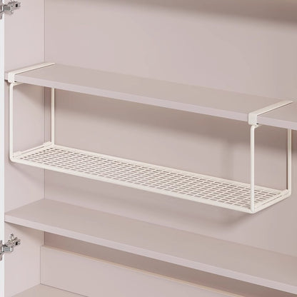 Slim Unterregal Belüftetes Metallgitter Lagertray für Schrank und Kleiderschrank