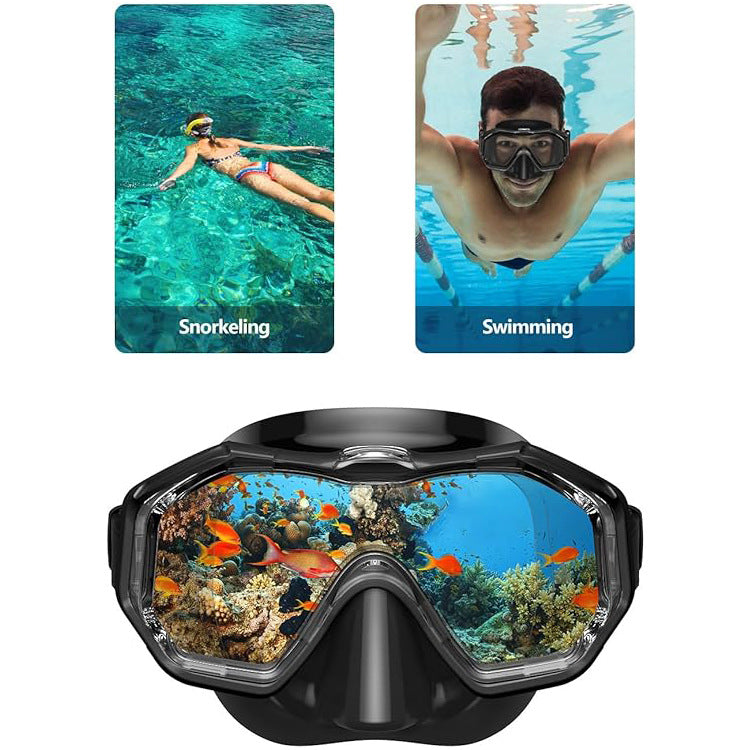 Tauchausrüstungsset mit Ergonomischer Tauchmaske und Flexiblem Schnorchel Brehn