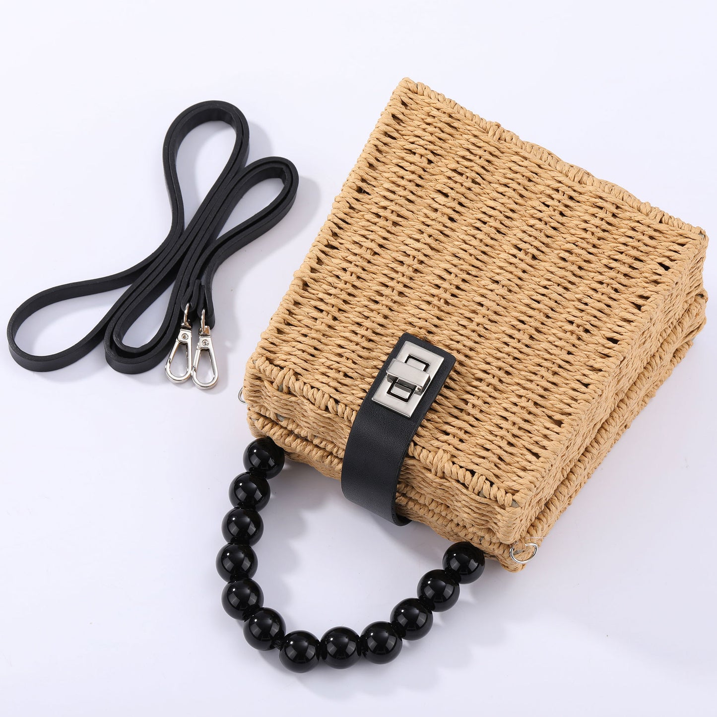 Damen Designer Korbtasche mit einzigartigem Griff Brehn