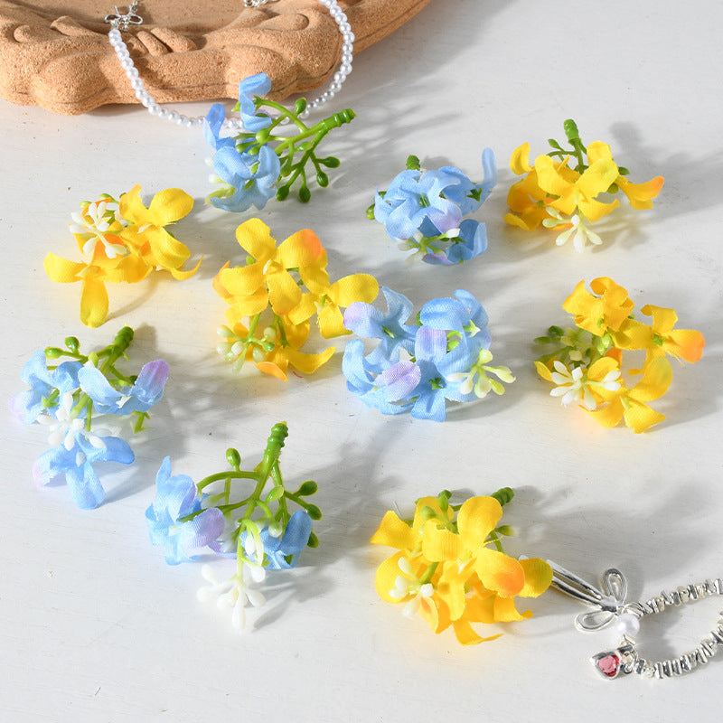 Florale Haarklammer