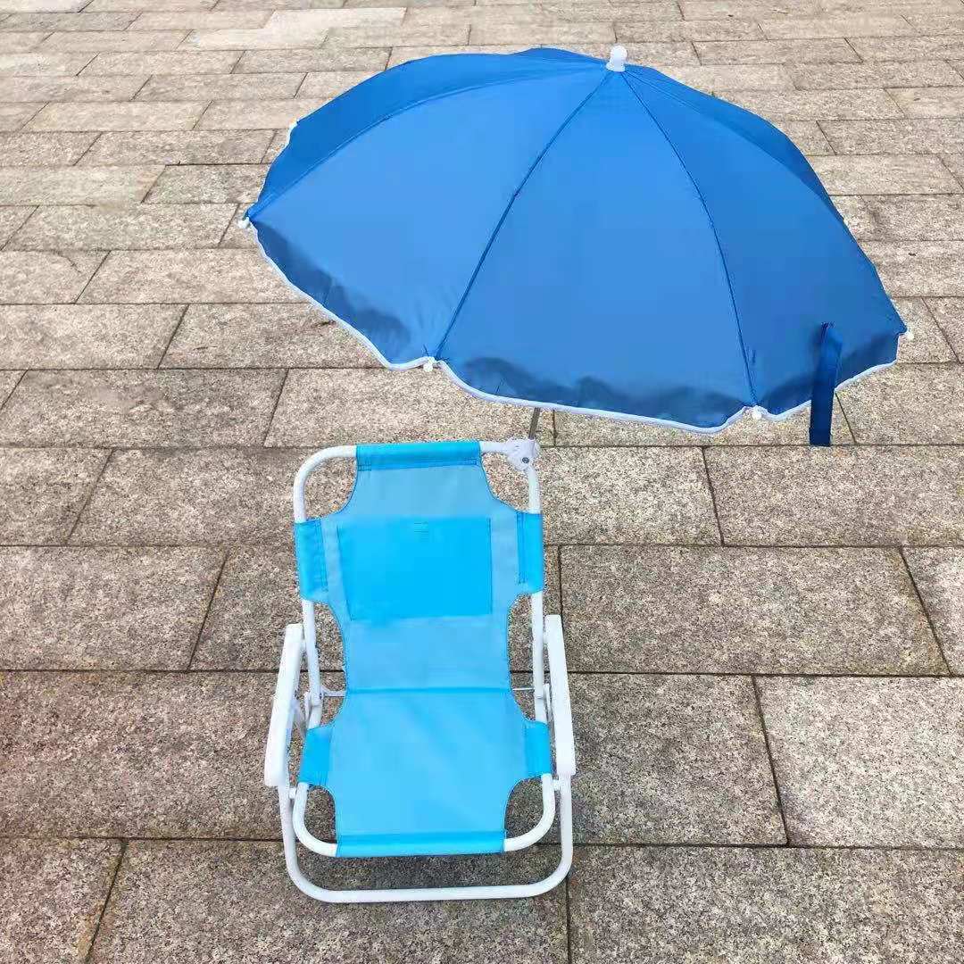 Strandliege mit Sonnenschirm Brehn