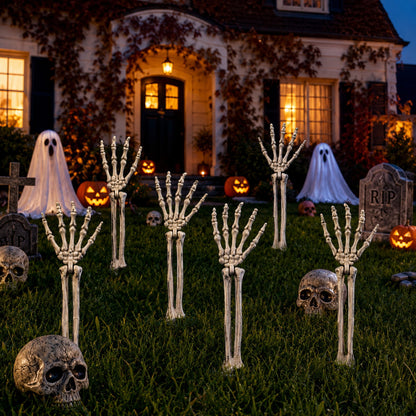Gruselige Halloween Deko-Skelett-Baumstämme Brehn