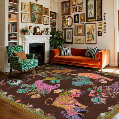Eleganter Vintage-Teppich