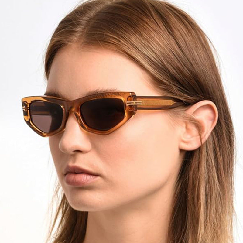 Damen trendige Cat-Eye Sonnenbrille Brehn