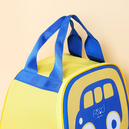 Verspielt isolierte Lunch-Tasche