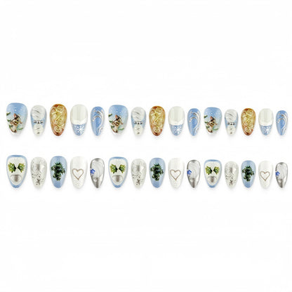 Kreatives Nageldesign-Set mit Wintermotiven Brehn