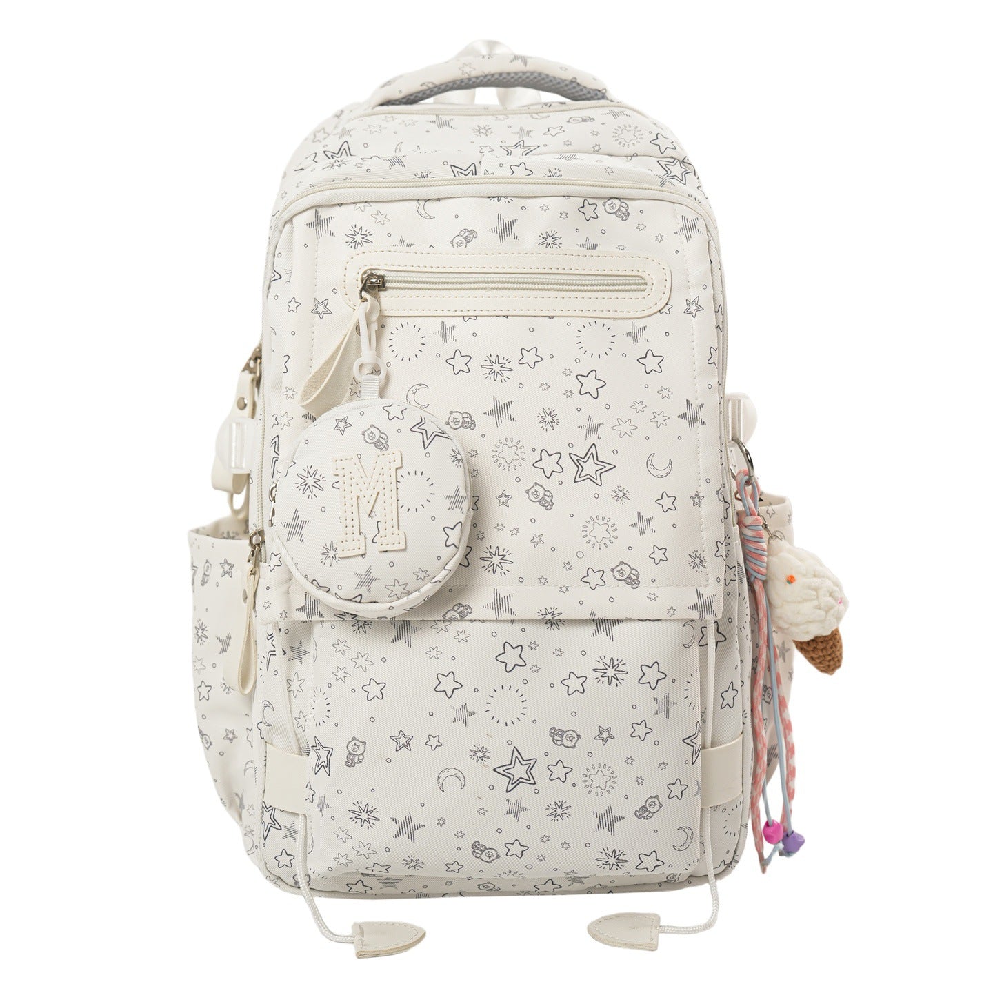 Verspielt Stern-Muster Rucksack