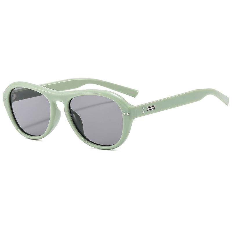 Damen modische Brille mit modischem gestreckt Rahmen und hochwertigem Kunststoff Brehn