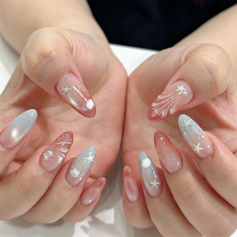 Luxus Nagelkunst-Set mit galaktischen Motiven Brehn
