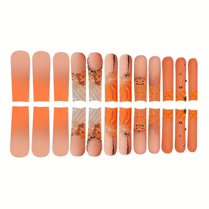 Saisonales Themen-Press-On-Nagelkunst-Set Brehn