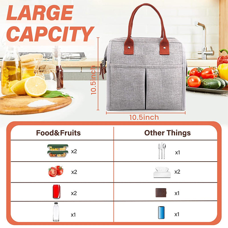 Damen Isolierte Thermo-Lunchbox mit mehreren Fächern Brehn
