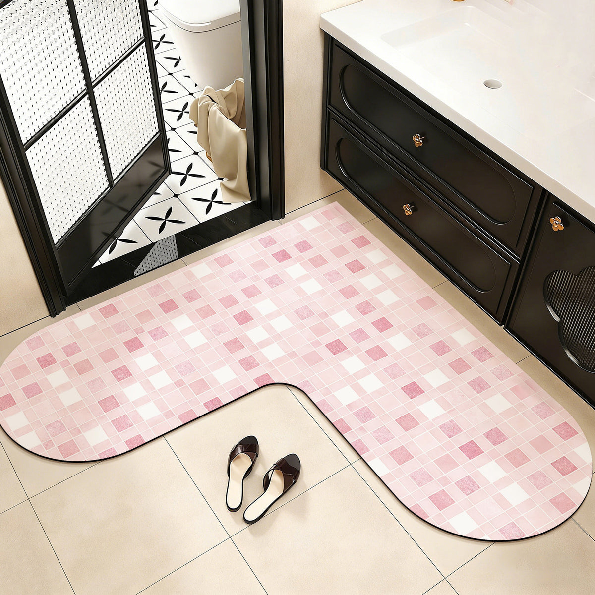 Memory Foam U-förmige Badmatte