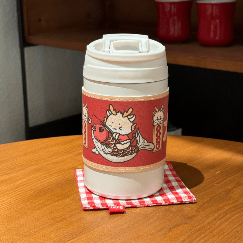 Damen Isolierkaffee-Becher mit elegantem Design und sicherem Deckelsystem Brehn
