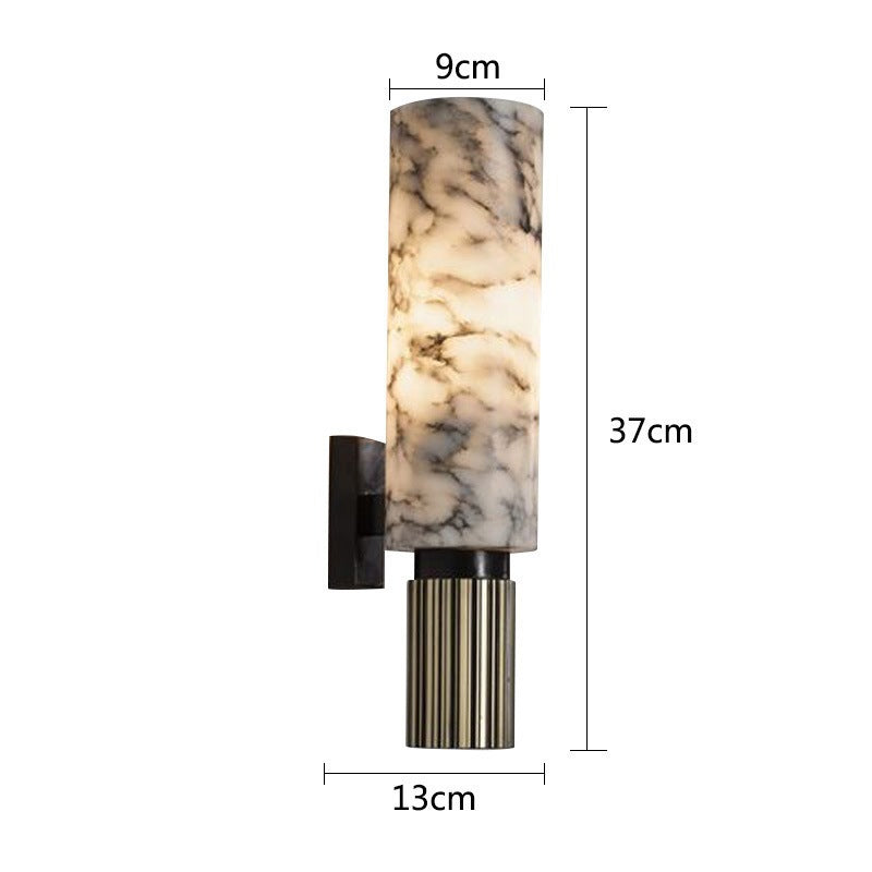 Luxuriöse Marmor Wandlampe