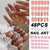 Premium French-Style Press-On Nail Set Brehn