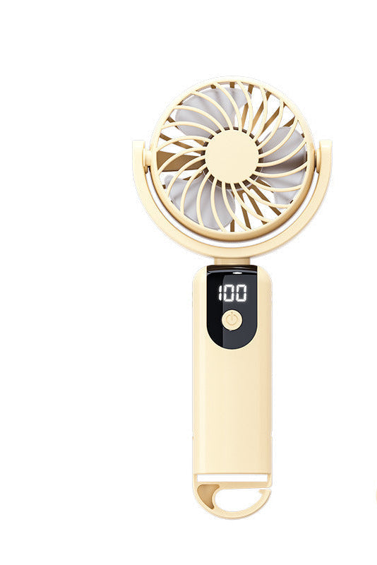 Tragbarer Handventilator für Damen mit Digitalanzeige Brehn