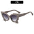 Einzigartige Künstlerische Cat-Eye Sonnenbrille