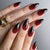 Ombre Glänzende Stiletto Press-On Nägel Brehn