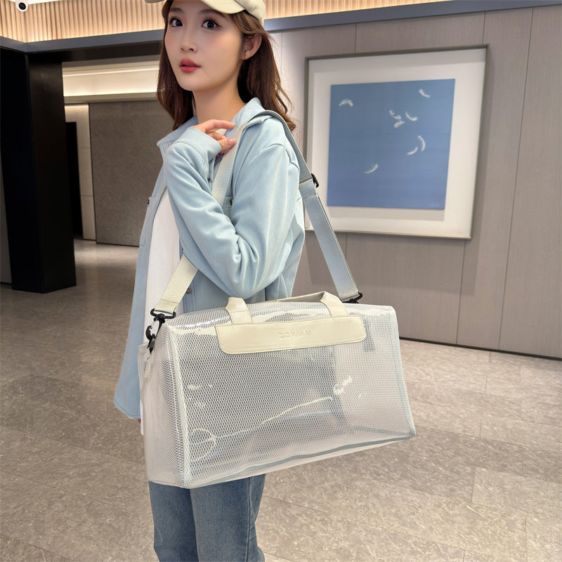 Stylische Mesh Reise Duffel Tasche Brehn