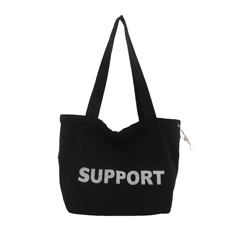 Lässige Baumwoll-Tote-Bag Brehn