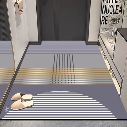 Modern geometrischer Eingangsbereich Teppich