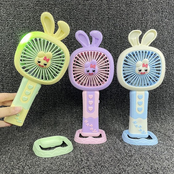 Unisex Tragbarer Handventilator mit niedlichem Hasenmotiv Brehn