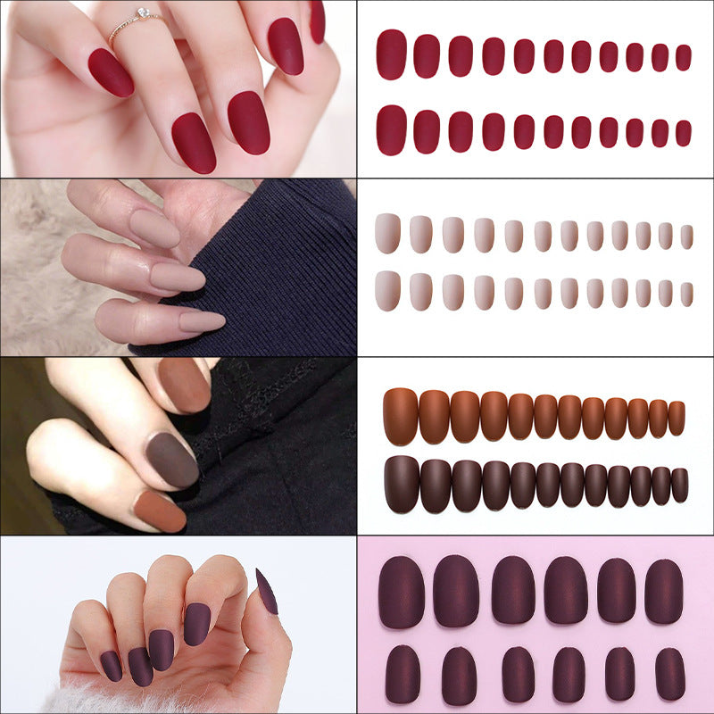 Luxuriöses Mattes Press-On Nagelset Brehn