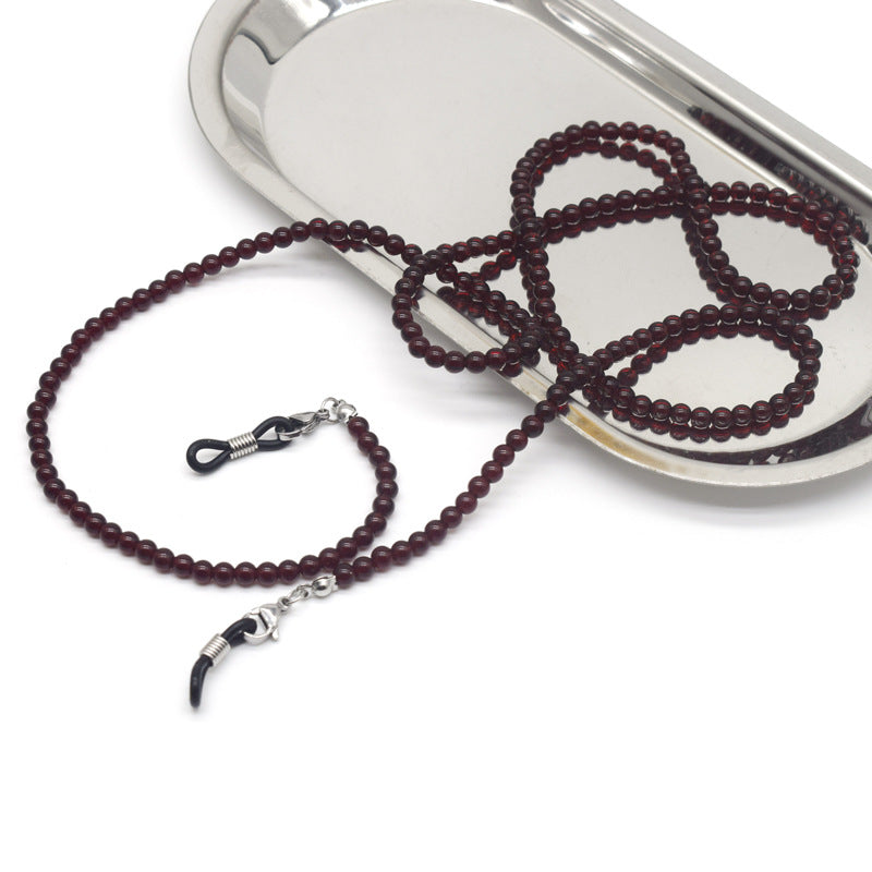 Stylische Perlen-Brillen Kette Brehn