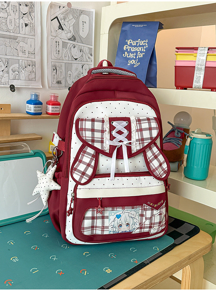 Stylischer Grafikdesign-Schulrucksack