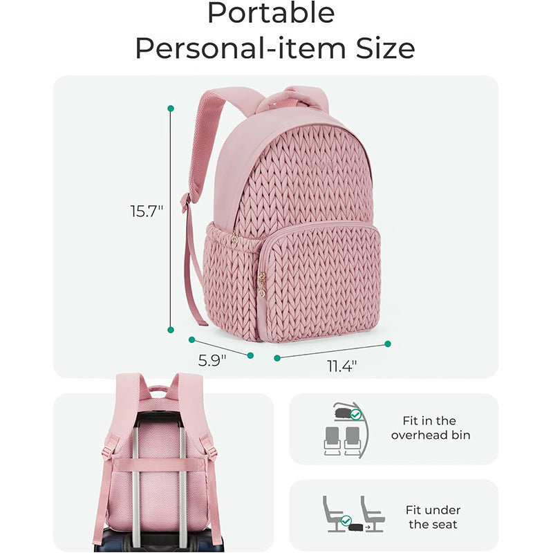 Modischer Rucksack mit Geflochtener Struktur Brehn