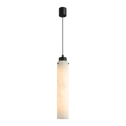 Moderne Marmor Zylinderring Pendelleuchte