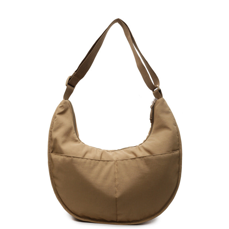 Weiche Stoff Hobo Tasche Brehn