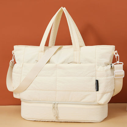 Multi-Taschen gesteppte Laptop-Tasche