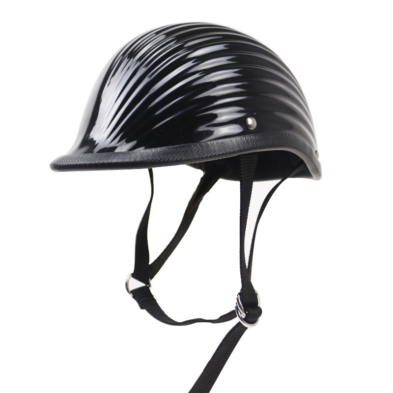 Retro Schutzmotorradhelm Brehn