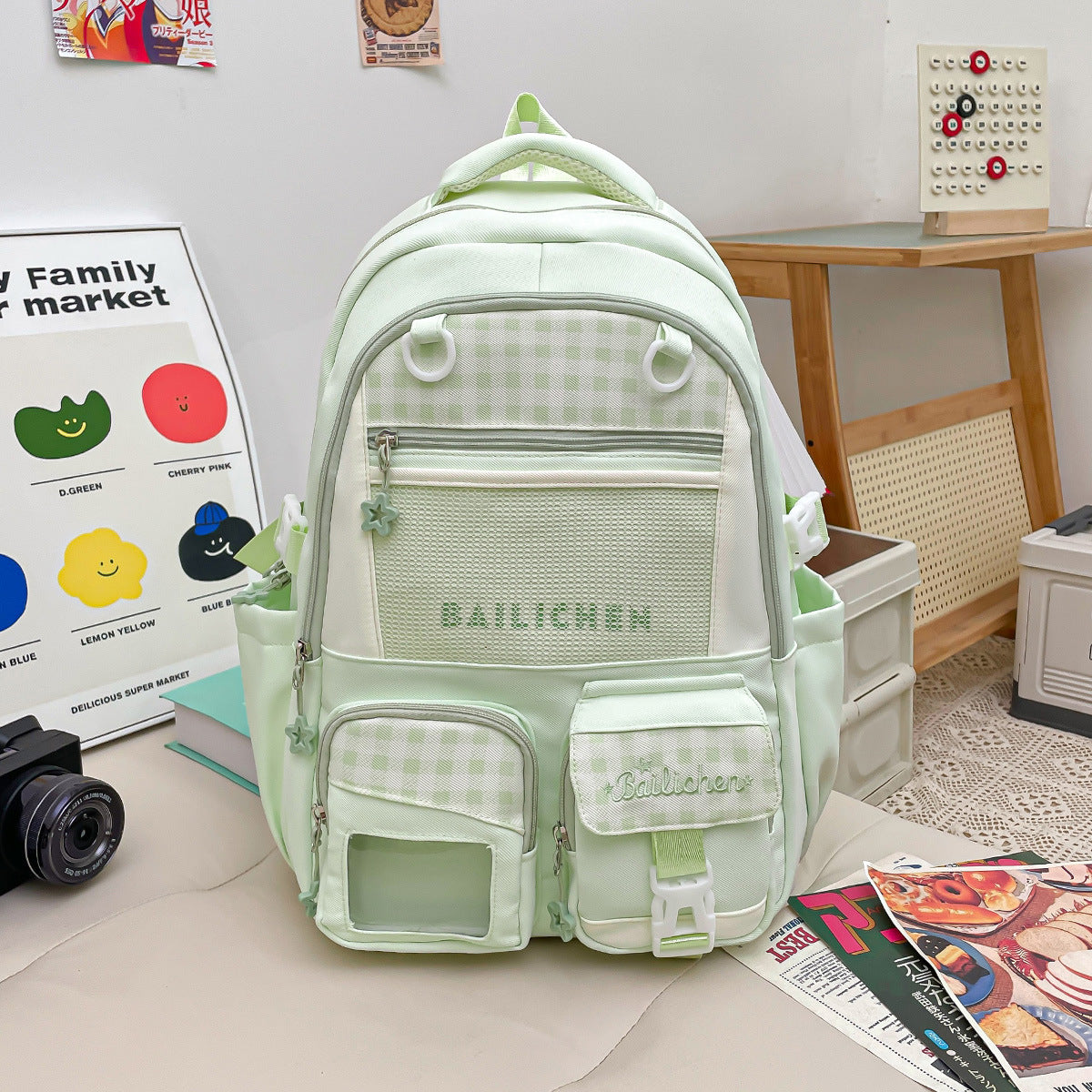 Funktionaler Mehrfach-Taschen Rucksack Brehn