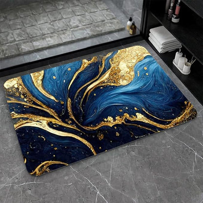 Stylische Wasserabweisende Badematte Brehn