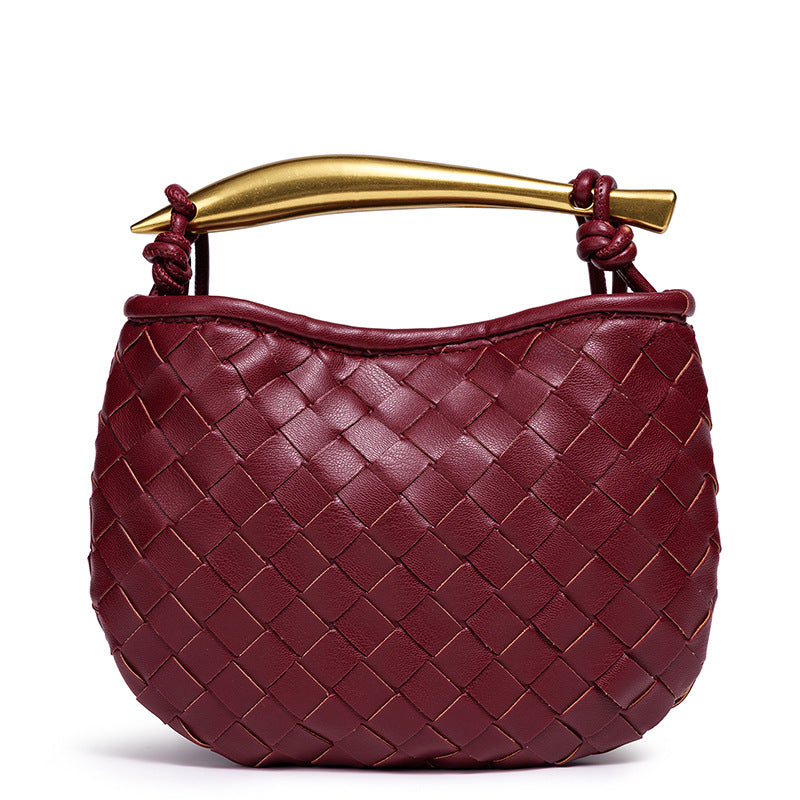 Stilvolle geflochtene Handtasche Brehn