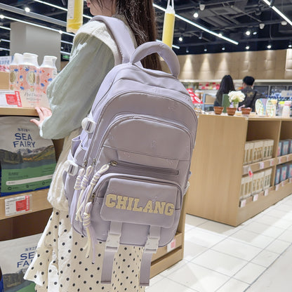 Stylischer gestickter multifunktionaler Rucksack Brehn