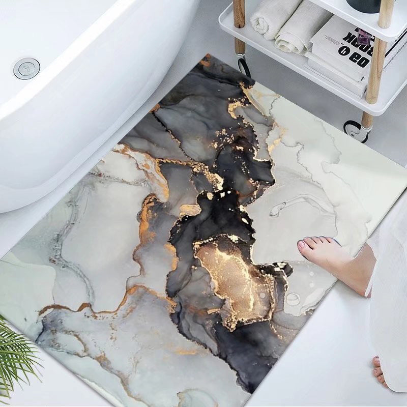Luxuriöse Marmor Design Badematte Brehn