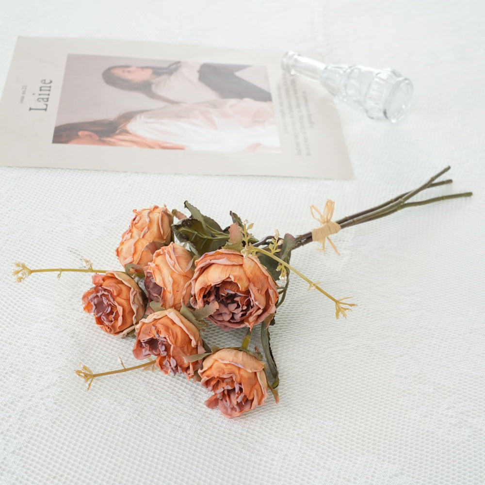 Faux Floral Rose Bouquet