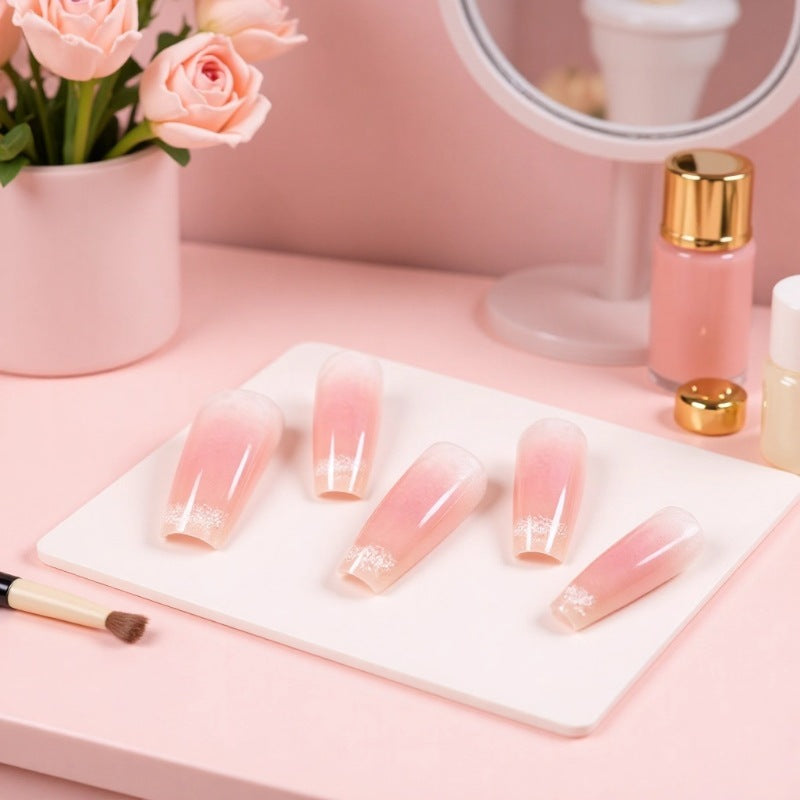 Handgefertigtes Press-On Nagelset Brehn