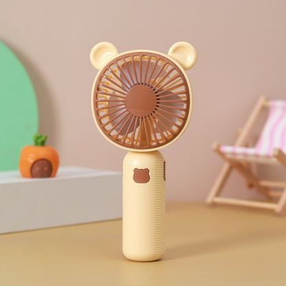Unisex Tragbarer Handventilator mit niedlichem Bären-Design Brehn