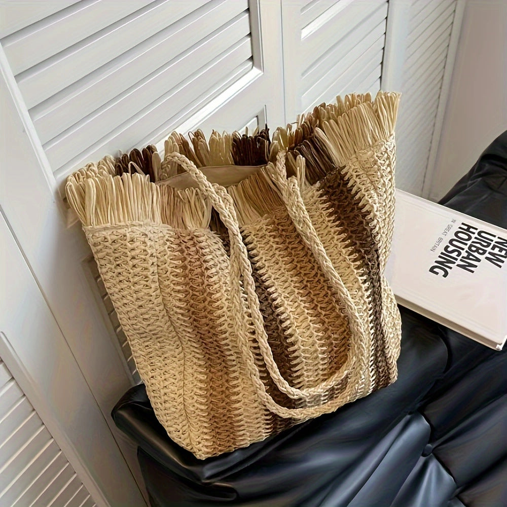 Handgefertigte Makramee Tote-Tasche Brehn