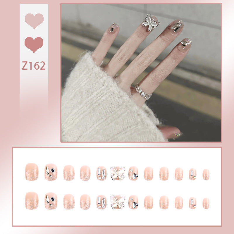 Kunstnagelset mit funkelnden Strass- und Glitzerelementen Brehn