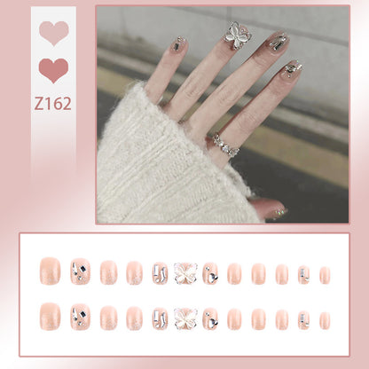 Kunstnagelset mit funkelnden Strass- und Glitzerelementen Brehn