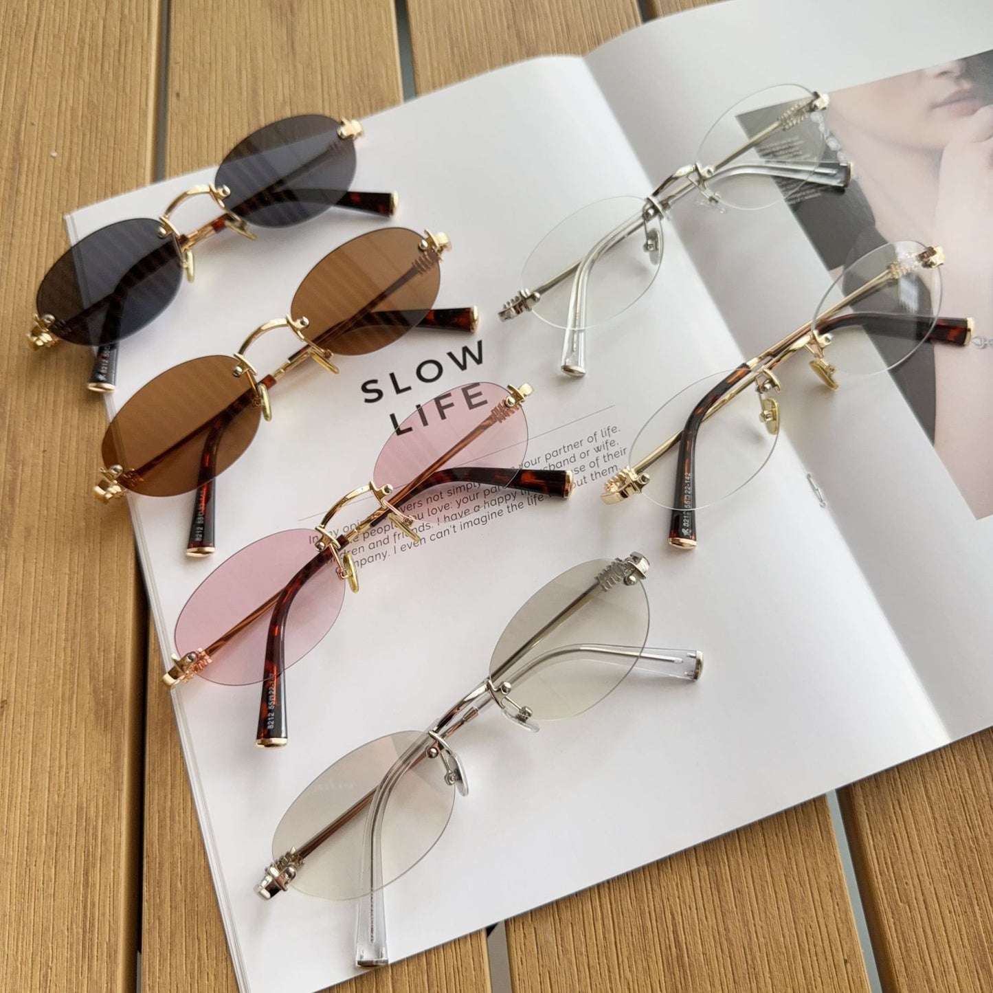 Chic Cat-Eye Rahmenbrillen Brehn
