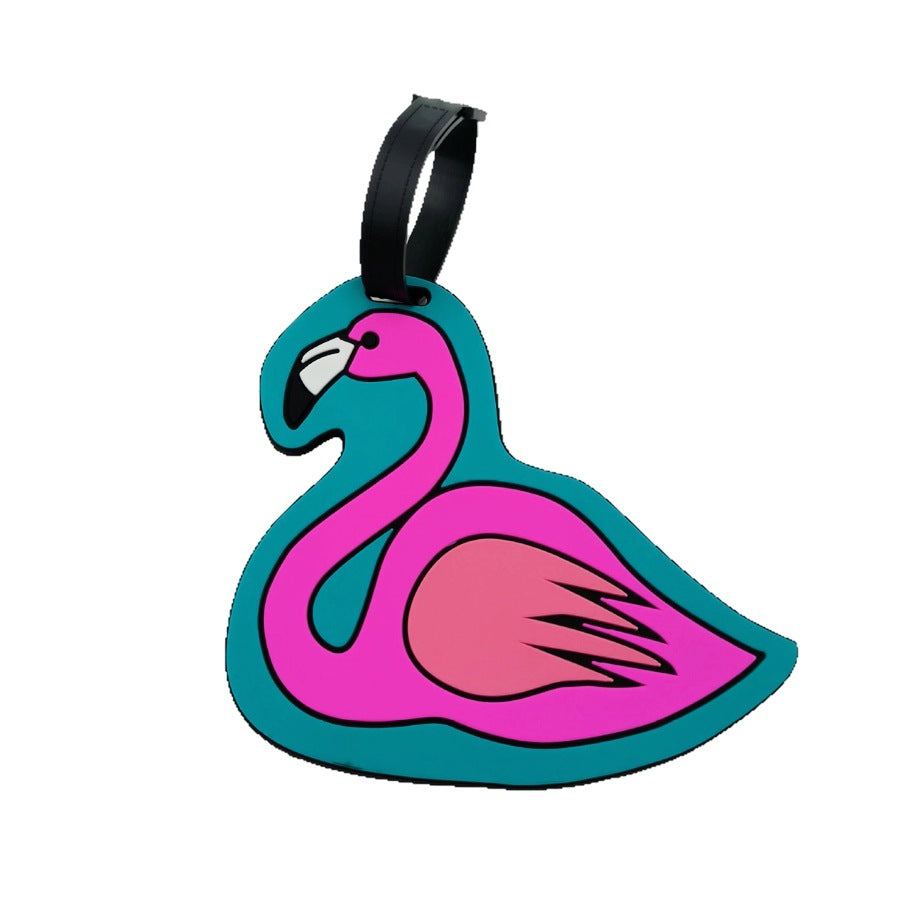 Tropisches Flamingo Gepäckanhänger Brehn