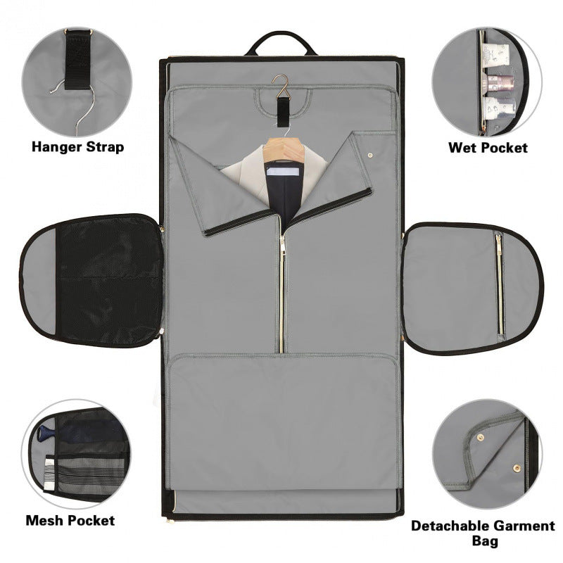 Multifunktionale Reisetasche mit Abnehmbarem Rucksack Brehn